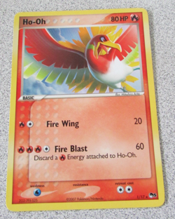 Ho-Oh 1/17 Rare - Pop Series 5 - Pokemon TCG Card - MP/HP - Image 2