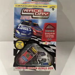 Vintage 2005 NASCAR Race Day CRG Constructible Racing Game 9 Cars + Pocono Track - Image 1