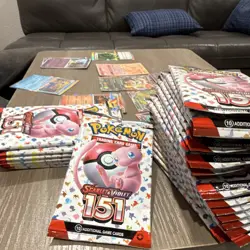 Pokemon TCG Scarlet & Violet 151 Booster Pack 10 Cards English Mew Artwork - Image 3