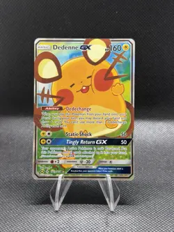 Dedenne GX 195a/214 – Alternate Full Art – Pokemon SM Unbroken Bonds, Card NM/M - Image 1