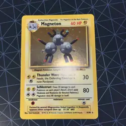 Pokemon TCG Magneton Base Set 9/102 Holo 1999-2000 Wizards Base Set - Image 1