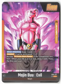 Majin Buu : Evil FB04-077 L Dragon Ball Super Card - Image 3