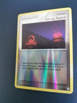 Pokemon Card Trainer Energy Search 117/130 Diamond & Pearl Base Set Reverse Holo - Image 3