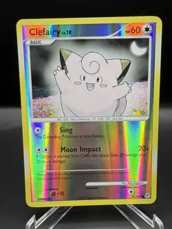 Clefairy 77/130 Reverse Holo Diamond & Pearl 2007 Pokemon Card NM - Image 1