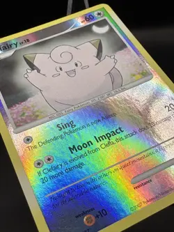 Clefairy 77/130 Reverse Holo Diamond & Pearl 2007 Pokemon Card NM - Image 3