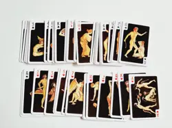 CARTE DA GIOCO GREEK ANCIENT LOVERS POKER BRIDGE VINTAGE PLAYING CARD NEW - Image 3