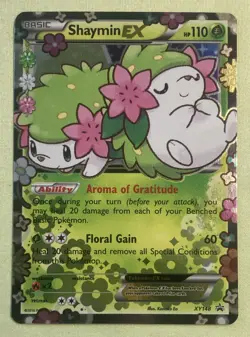 Pokemon TCG Shaymin EX XY148 Holo Black Star Promo Card - Image 3