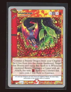Dragons Rise Metazoo HOLO Playtester UFO Silver Sample Card - Image 1