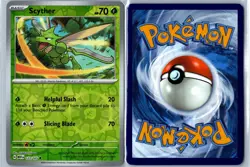 Scyther 151 123/165 Uncommon Reverse Holo Near Mint - Pokemon Card - Image 3
