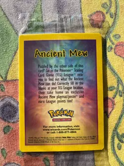 Pokemon TCG Ancient Mew Movie Promo Sealed with 3 Legendary Bird Cards - Image 3