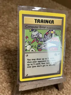 Pokemon Computer Error Black Star Promo #16 WOTC 2000 Trainer Card LP - Image 3