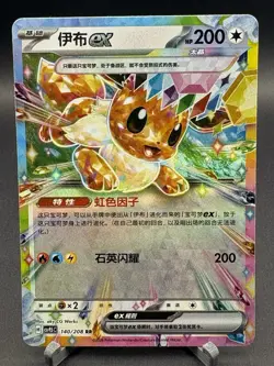 Pokemon TCG Eevee Evolutions ex Holo Card Lot - Chinese, SV5C, 4 - Image 5