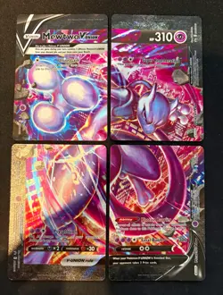 Pokemon TCG Mewtwo V-UNION Holo 4-Card Set 054/159 Sword & Shield 2021 - Image 1