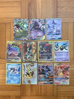 Pokemon TCG 11 Heavily Played-Damaged Card Lot 2008-2019 Vintage Holo - Image 1