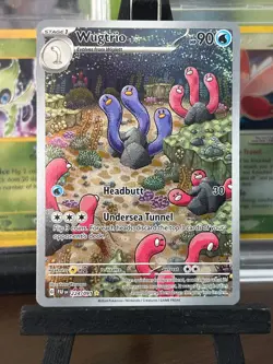 Wugtrio IR 224/091 Paldean Fates Pokemon Card - English - Image 1