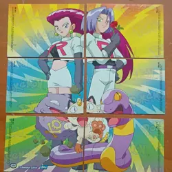 Topps Pokemon TV Animation Edition 6-Card Puzzle Lot Pikachu Jessie James - Image 2