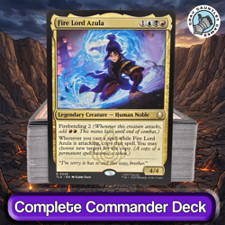 Fire Lord Azula COMMANDER DECK Spellslinger Copy Avatar MTG Custom Edh Magic - Image 1