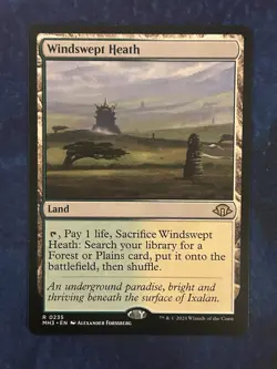 MTG Windswept Heath Rare # 235 - Modern Horizons 3 - NM - Image 1