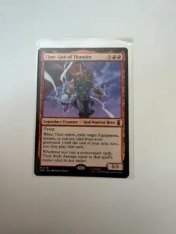 Thor, God of Thunder (0156) Marvel Super Heroes MTG Foil - Image 3
