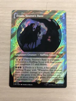Frodo, Sauron's Bane (Showcase) (Surge Foil) Universes Beyond: the Lord of... - Image 1
