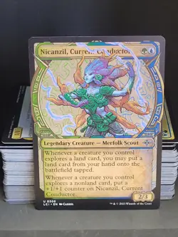 Custom Commander Deck: Nicanzil, Current Conductor MTG EDH Simic Explore Merfolk - Image 1