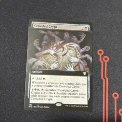 MTG Innistrad Midnight Hunt Crowded Crypt Extended Art - Image 1