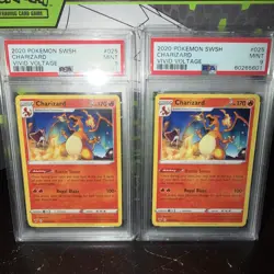 2020 Pokemon SWSH Charizard Vivid Voltage #025 PSA 9 - Image 1
