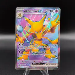 ALAKAZAM ex 188/165 POKEMON Sv: Scarlet & Violet 151 Holo - Image 1
