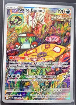 Brute Bonnet Full Art 207/182 From Paradox Rift Pokemon TCG Card - Image 1