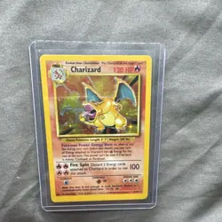 Charizard Base Set Holo Rare 4/102 (1999) English 120 HP Wizards - Image 1