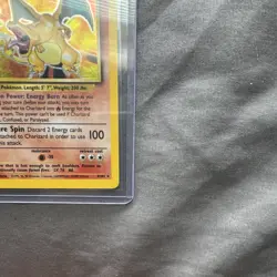 Charizard Base Set Holo Rare 4/102 (1999) English 120 HP Wizards - Image 4