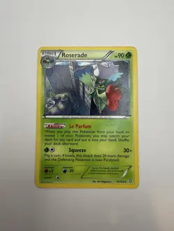 Roserade 15/124 Rare Dragons Exalted Pokemon LP - Image 1
