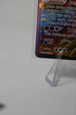 Pokemon Volcanion EX 107/114 XY Steam Siege Full Art Ultra Rare Holo NM - Image 3