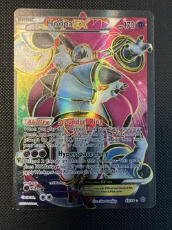 Pokemon Hoopa EX 89/98 XY - Ancient Origins Ultra Rare Full Art Holo MP - Image 1