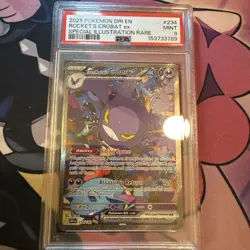 Pokemon TCG Team Rocket's Crobat ex 234/182 Destined Rivals EN PSA 9 SIR - Image 1