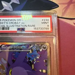 Pokemon TCG Team Rocket's Crobat ex 234/182 Destined Rivals EN PSA 9 SIR - Image 3