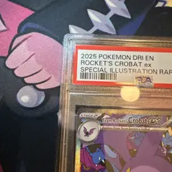 Pokemon TCG Team Rocket's Crobat ex 234/182 Destined Rivals EN PSA 9 SIR - Image 4