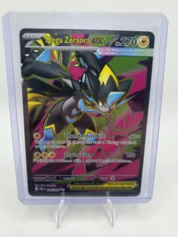 Pokemon Mega Zeraora EX 098/084 Full Art Holo Ultra Rare Pitch Black - Image 1