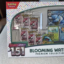 Pokemon Scarlet & Violet 151 Blooming Waters Premium Collection Box Blastoise - Image 3