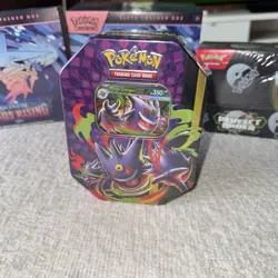 Sealed Pokemon Mega Gengar Ex Tin - Mega Evolution - Image 1