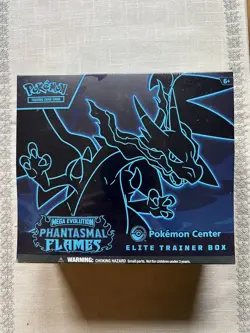 Pokemon TCG Phantasmal Flames Pokemon Center ETB Elite Trainer Box-NEW - Image 1
