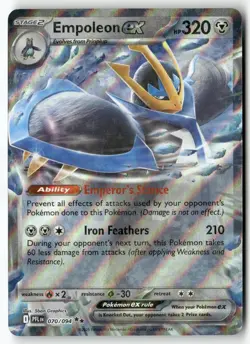 Empoleon ex 070/094 Double Rare Phantasmal Flames Pokemon Holo Near Mint - Image 1