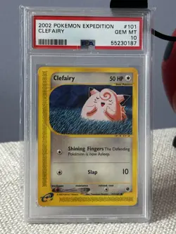 Clefairy 101/165 Rare 2002 Pokemon Expedition - PSA 10 - Image 1