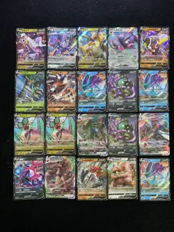 2024 Pokemon TCG S-Chinese Lycanroc Ex Suicune V Noivern V Holo Lot*20 BL25 - Image 1