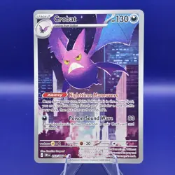 Crobat 093/086 Illustration Rare Holo Chaos Rising Pokemon NM - Image 1