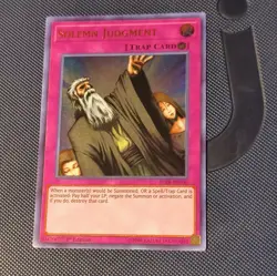 Yu-Gi-Oh! TCG Solemn Judgment BLRR-EN100 Secret Rare Foil EN 1st Ed - Image 1