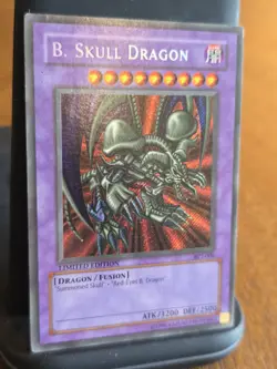 Yu-Gi-Oh B. Skull Dragon BPT-006 Secret Rare Limited Edition 2002 Tin - MP - Image 2