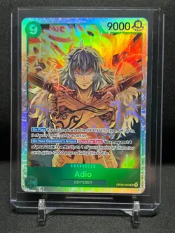 Adio OP09-023 SR One Piece TCG Emperors in the New World LP English - Image 1