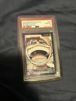 2024 One Piece OP09 EN Alternate Art #061 Monkey D Luffy PSA 10 GEM MINT - Image 1