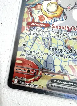 Cinccino ex 119/086 Chaos Rising SIR English Pokemon TCG - Image 5